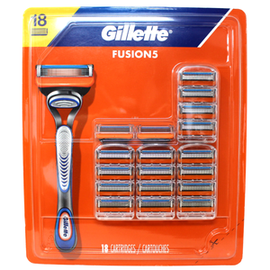GILLETTE FUSION5 18CARTS/R